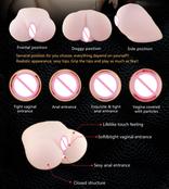 Factory sale various lifelike ass pussy masturbator silicon half woman body sex dolls for men produced by AutomaticWoman
